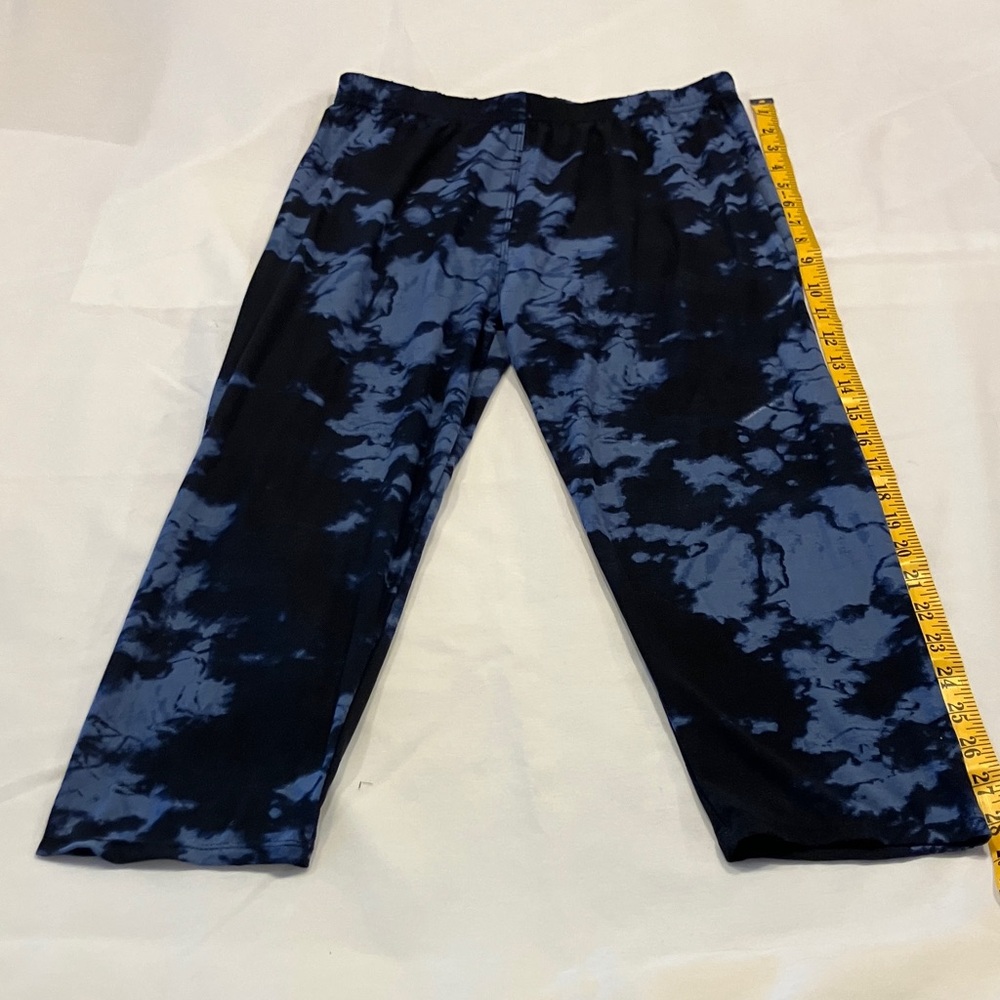 Navy Tie-Dye Women's Leggings